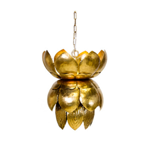 Blossom Pendant Light - Gold Leaf or Silver Leaf