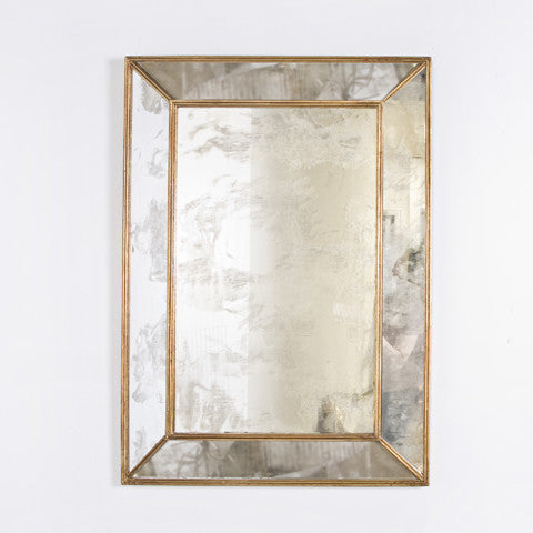 Dion Small Antique Mirror Wall Mirror - Gold or Silver