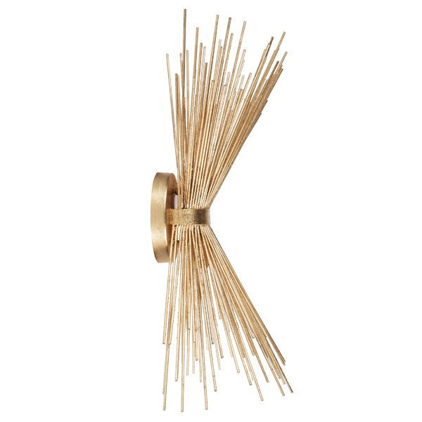 Cornell Gold Leaf Wall Sconce