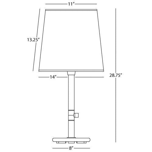 Robert Abbey Rico Espinet Buster Chica Table Lamp