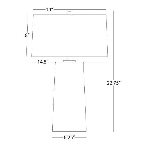 Robert Abbey Rico Espinet Olinda Accent Table Lamp with Night Light