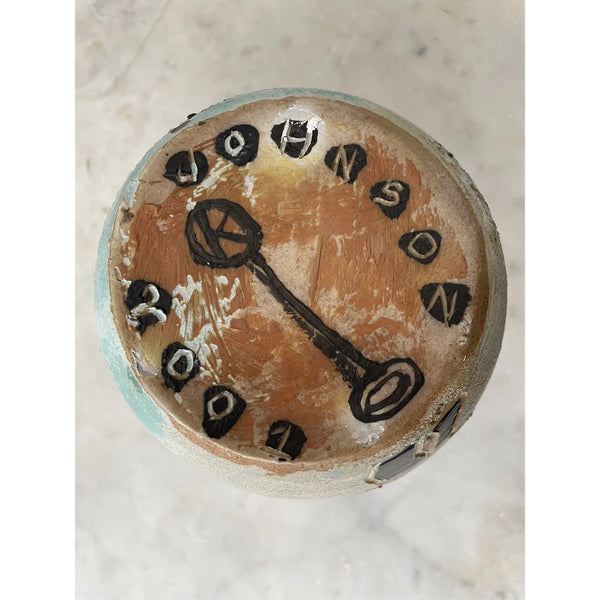 George Johnson Pottery, Urn with Handles - Animal Design