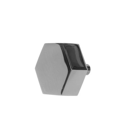 Worlds Away Hexagon Shaped Pull in Nickel Finish - Matthew Izzo Home
