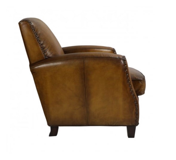 Baccarat Leather Club Chair - Matthew Izzo Collection