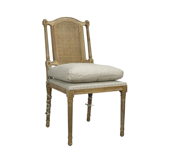 Cotswald Rustic Pine Wood Side Chair, Set of 2 - Matthew Izzo Collection