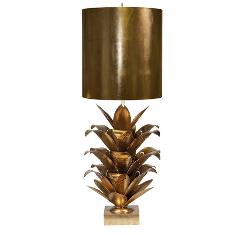 Worlds Away Arianna Gold Leaf Table Lamp - Matthew Izzo Home
