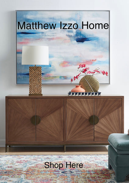 Emory Four Door Buffet - Walnut & Bronze