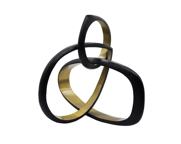 Hitch Antique Brass Metal Sculpture - Large