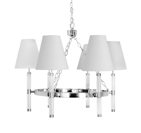Worlds Away Winifred Rustic Nickel Chandelier - Matthew Izzo Home