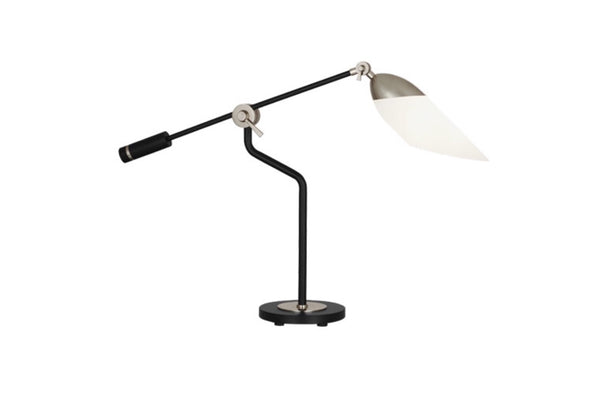 Robert Abbey Ferdinand Nickel Task Table Lamp