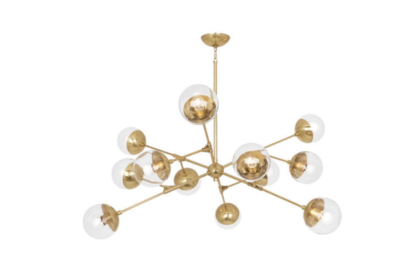 Robert Abbey Celeste Modern Brass Chandelier