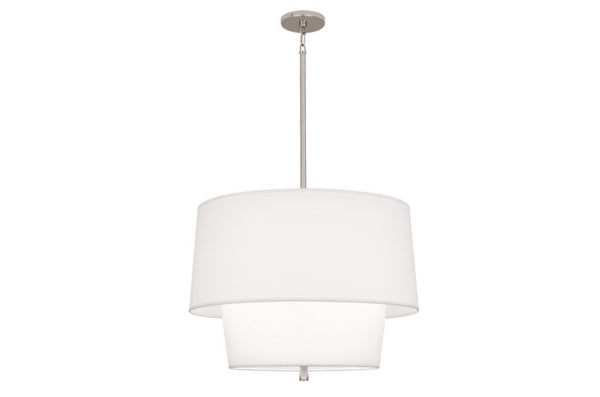 Robert Abbey Decker White/Nickel Pendant
