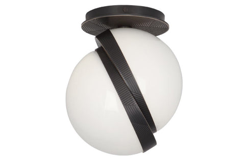 Michael Berman Brut Deep Patina Bronze Flushmount - Matthew Izzo Home