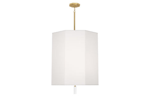 Robert Abbey Kate White/Brass Pendant - Matthew Izzo Home