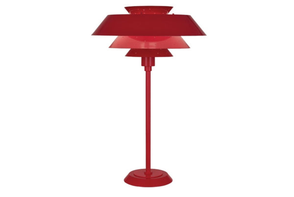 Robert Abbey Pierce Red Table Lamp
