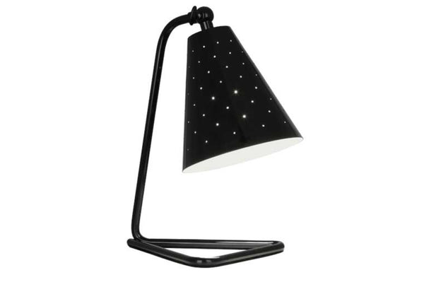 Robert Abbey Pierce Black Task Table Lamp