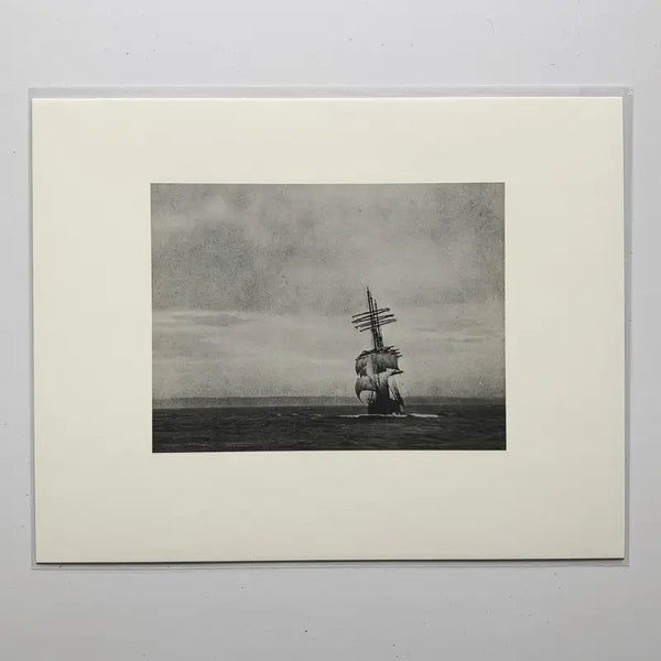 1930s Photogravure Seascape - "Off Port Jackson" by Arthur W.C. Ford
