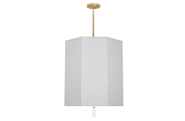 Robert Abbey Kate Pearl Grey/Brass Pendant