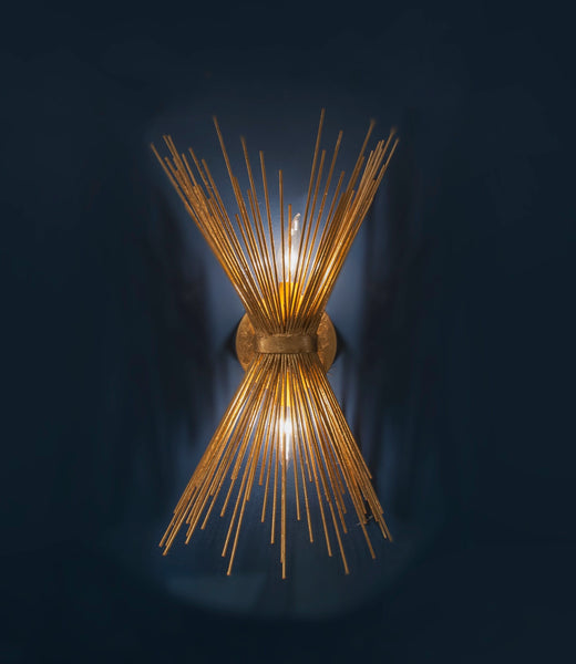 Cornell Gold Leaf Wall Sconce