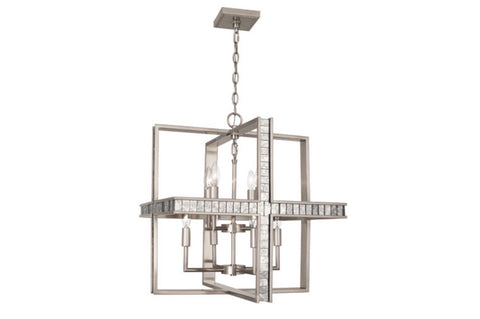 Robert Abbey Diana Silver Metallic Pendant - Matthew Izzo Home