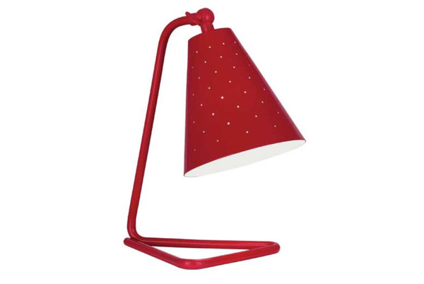 Robert Abbey Pierce Red Task Table Lamp