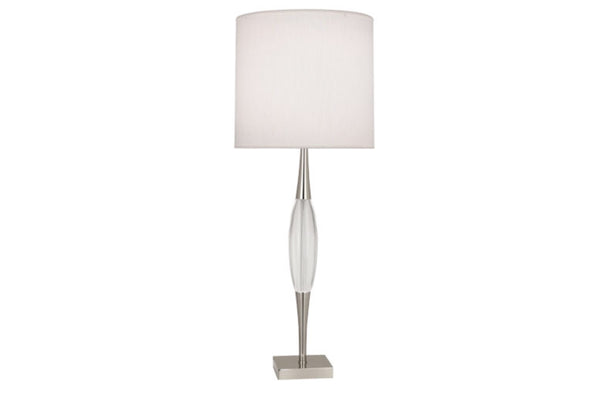 Robert Abbey Juno Nickel/Linen Table Lamp