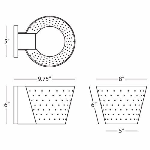 Robert Abbey Pierce Wall Sconce