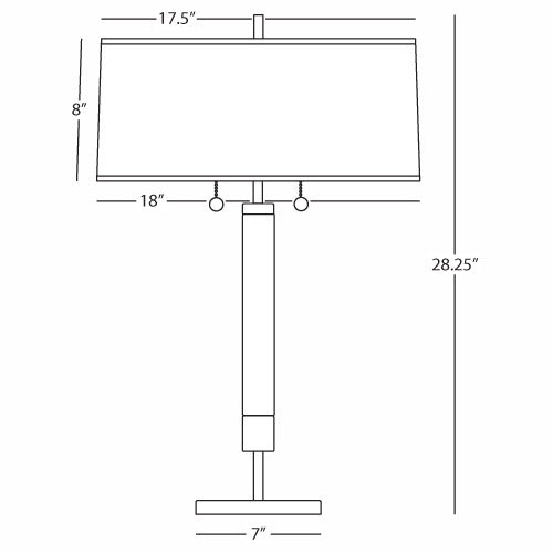 Robert Abbey Dexter Table Lamp