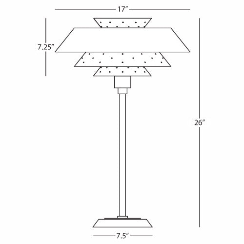 Robert Abbey Pierce Table Lamp