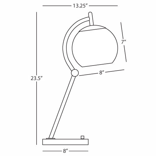 Robert Abbey Nova Table Lamp