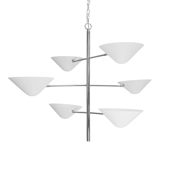 Avalon Modern Nickel Pendant Light  - Matte Black or Matte White