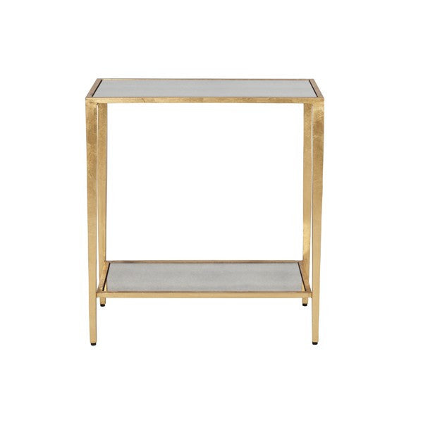 Joyce Gold Leaf Accent Table