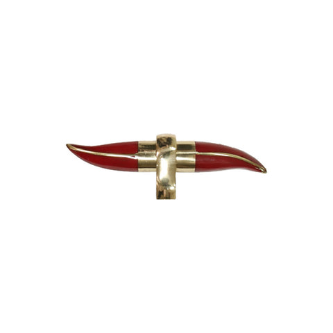 Worlds Away Lenny Horn Shaped Drawer Pull - Matthew Izzo Home