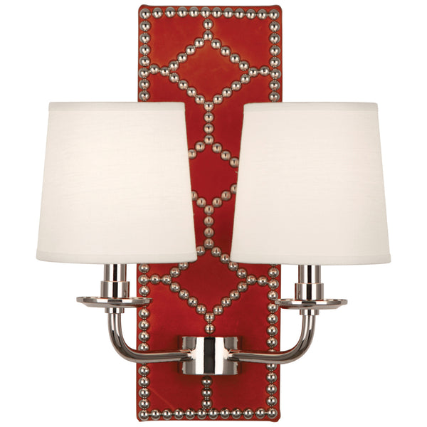 Robert Abbey Williamsburg Lightfoot Double Sconce