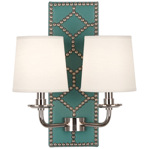 Robert Abbey Williamsburg Lightfoot Double Sconce
