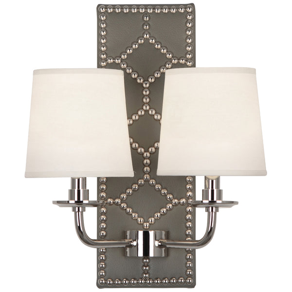 Robert Abbey Williamsburg Lightfoot Double Sconce