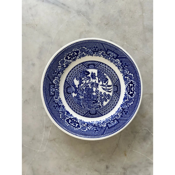Vintage Blue Willow Bread Plates - Set of 6, Willow Ware Royal China