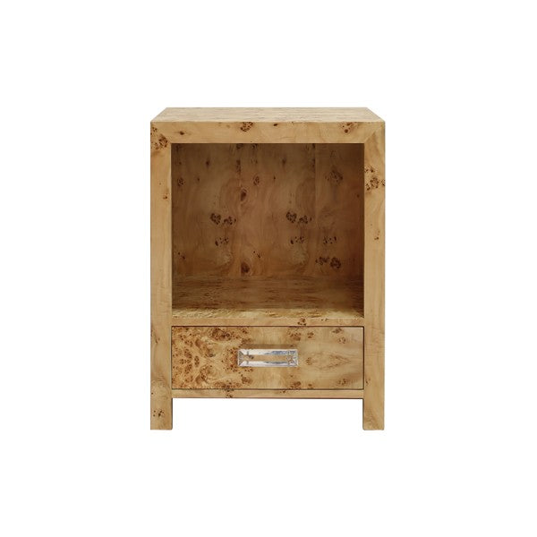 Winnie Burlwood One Drawer Side Table