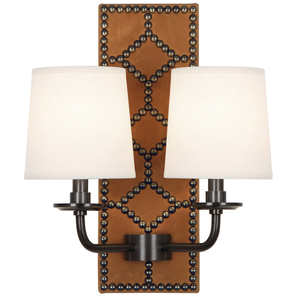 Robert Abbey Williamsburg Lightfoot Double Sconce