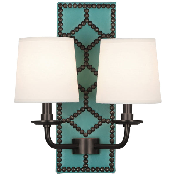 Robert Abbey Williamsburg Lightfoot Double Sconce