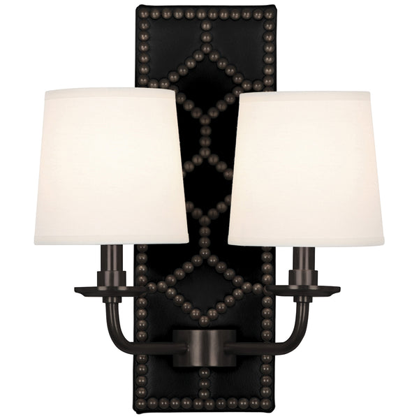 Robert Abbey Williamsburg Lightfoot Double Sconce