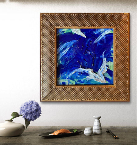 Matthew Izzo Oil Painting on glass