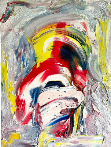 Matthew Izzo Abstract Oil Painting, “Carnival” (2022) - Matthew Izzo Home