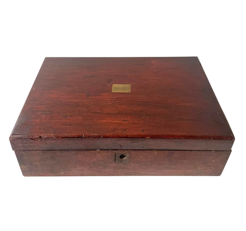 Antique Mahogany Box - Matthew Izzo Home