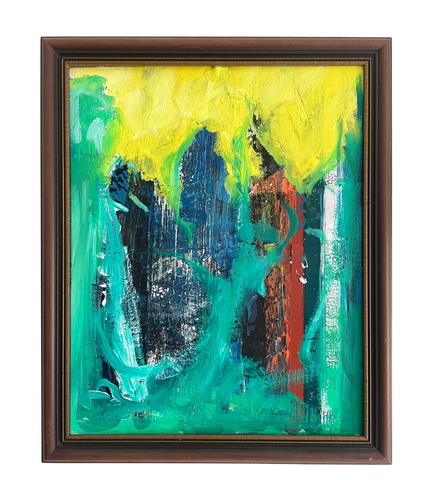 Matthew Izzo Abstract Oil Painting, “Chelsea” (2023) - Matthew Izzo Home