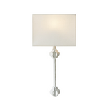 Linda Tole Leaf Wall Sconce - White