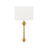 Linda Tole Leaf Wall Sconce - Gold Leaf or Matte White