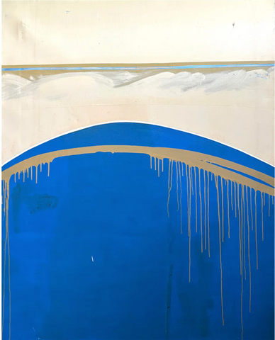Barbara Beck 1960s Oil Painting on Canvas