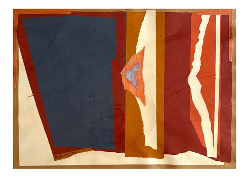Barbara Beck 1974 Paper Collage