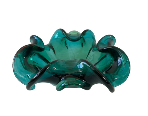 Vintage Mid Century Fratelli Toso Murano Glass Bowl